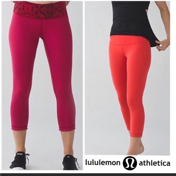 Lululemon Wunder Under Crop III *Reversible - Picture 3 of 8